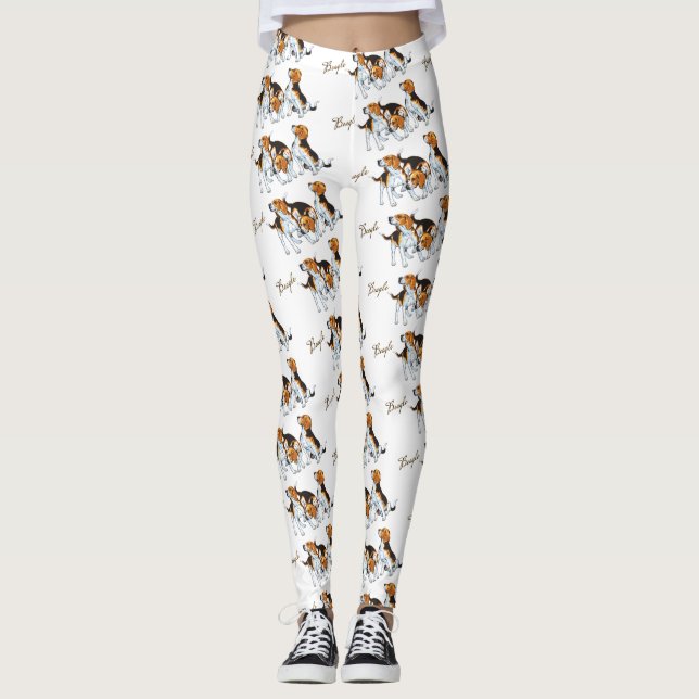beagle hounds leggings (Front)