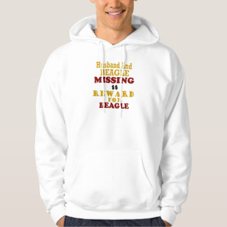 Beagle & Husband Missing Reward For Beagle Hoodie