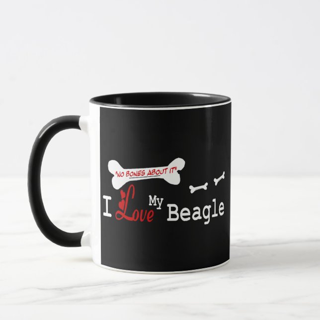 Beagle (I Love) Mug (Left)