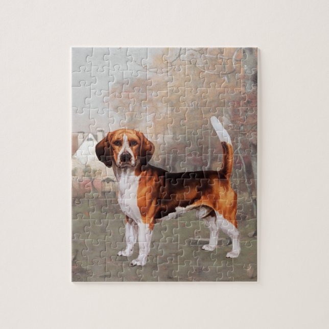 Beagle in Country Setting Jigsaw Puzzle (Vertical)