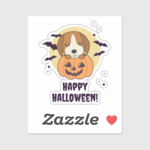 Beagle In Pumpkin Sweet Dogs Happy Halloween