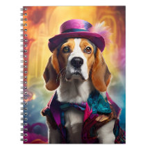 Beagle in Vibrant Costume