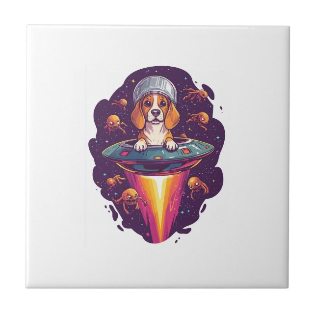 Beagle � Intergalactic Dog Encounter Tile (Front)