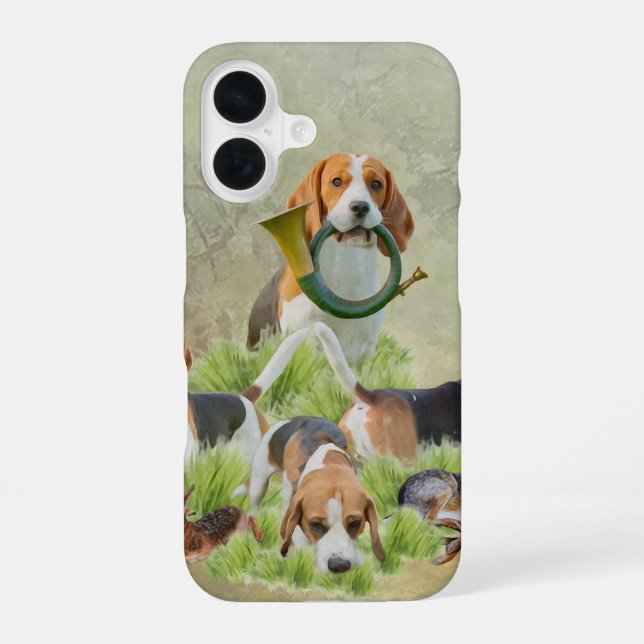 Beagle   iPhone 16 case (Back)