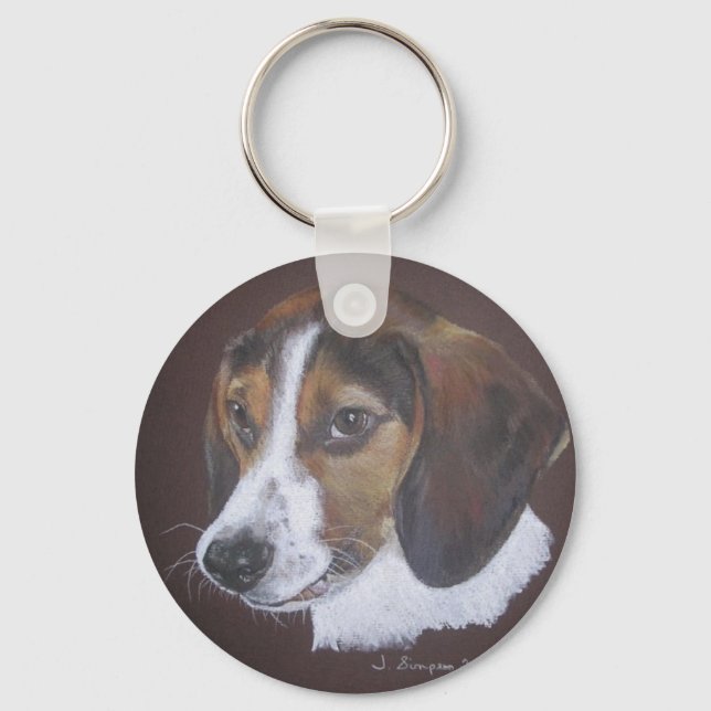 Beagle Key Ring (Front)