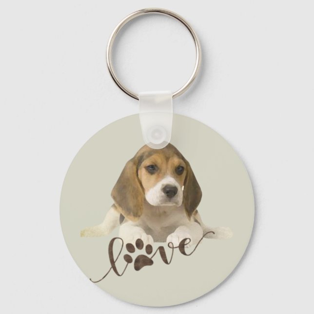 Beagle   key ring (Front)