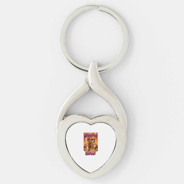 Beagle   key ring (Front)