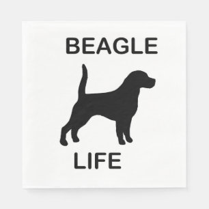Beagle life napkin