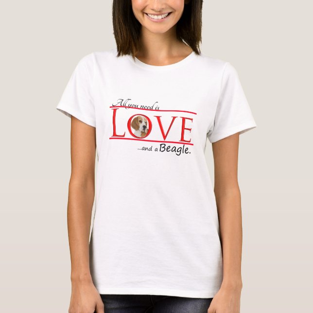 Beagle Love T-Shirt (Front)
