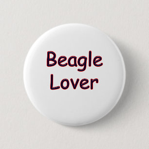Beagle Lover 6 Cm Round Badge