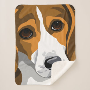Beagle Lover Gifts Sherpa Blanket