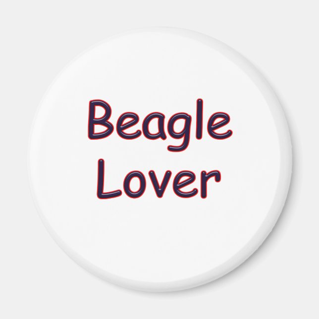 Beagle Lover Magnet (Front)