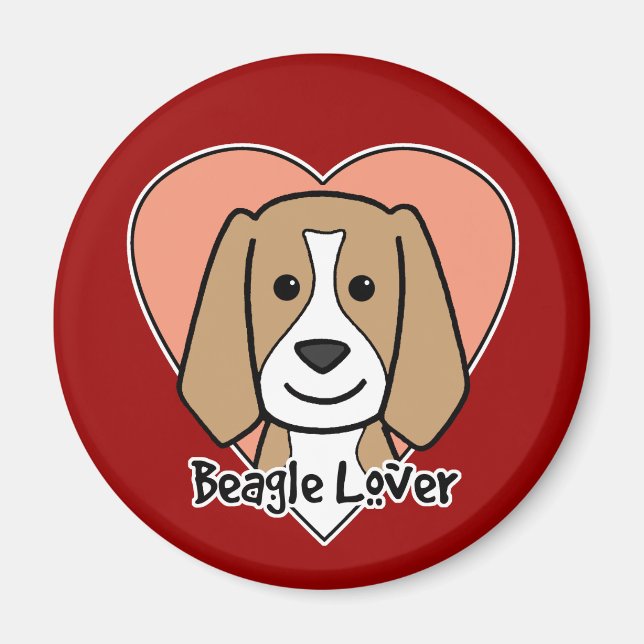 Beagle Lover Magnet (Front)