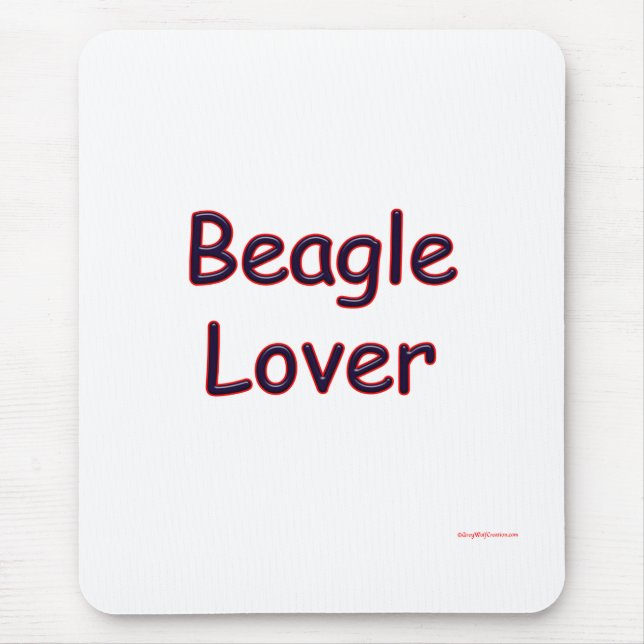 Beagle Lover Mouse Mat (Front)