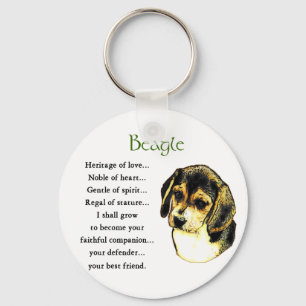 Beagle Lovers Gifts Key Ring