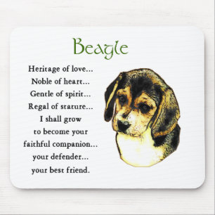 Beagle Lovers Gifts Mouse Mat