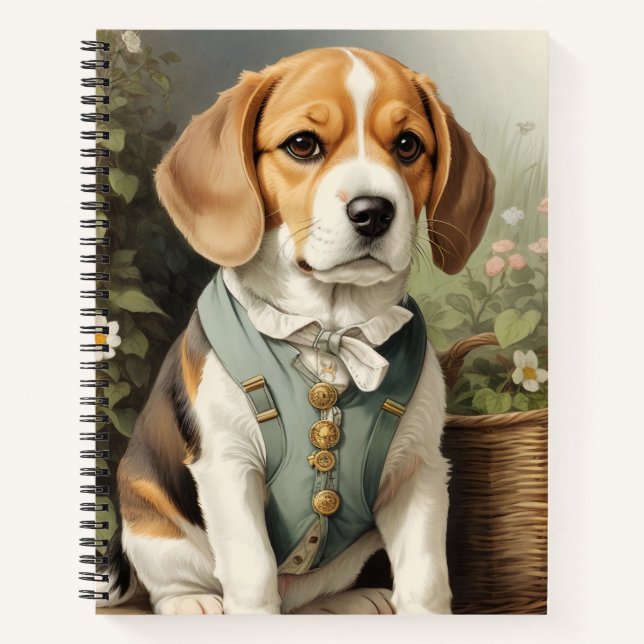  Beagle Lover's  Notebook (Front)