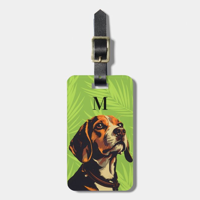 Beagle Luggage Tags (Front Vertical)