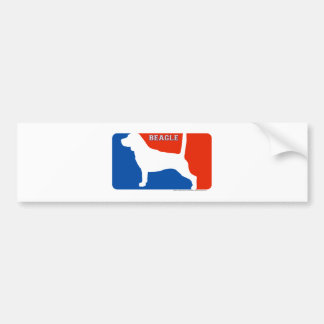 Beagle Major League Dog Bumper Sticker