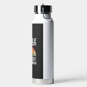 Beagle Makes Me Happy Dog Lover Water Bottle