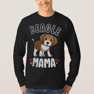 Beagle Mama Dog Mum For Women Gift For Beagle Love T-Shirt