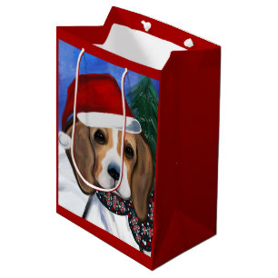 Beagle medium gift bag