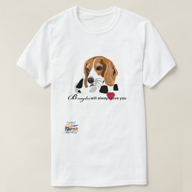 Beagle Men's T Shirt (Design Front)