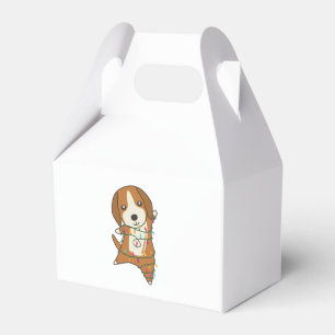 Beagle Merry Christmas Winter Animals Dog Favour Box