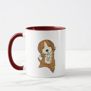 Beagle Merry Christmas Winter Animals Dog Mug