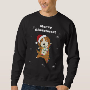 Beagle Merry Christmas Winter Animals Dog Sweatshirt