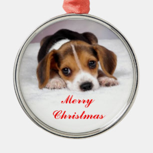 Beagle Metal Tree Decoration