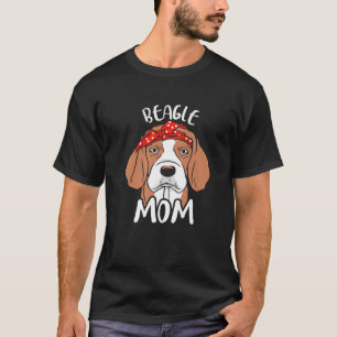 Beagle Mom Girl Lover Puppy Dog Beagles Mother Mom T-Shirt