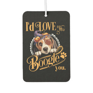 Beagle Mom Halloween Dog Lover Car Air Freshener