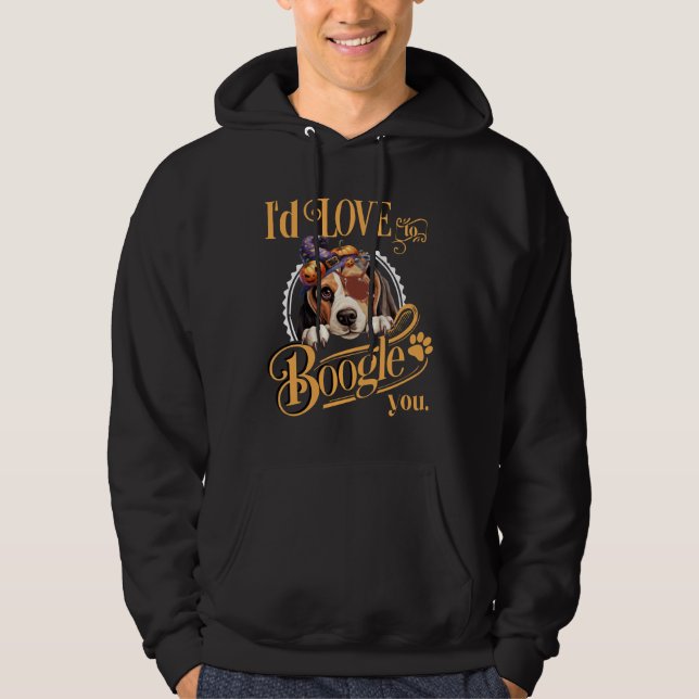 Beagle Mom Halloween Dog Lover Hoodie (Front)