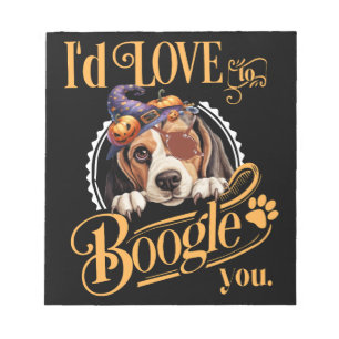 Beagle Mom Halloween Dog Lover Notepad