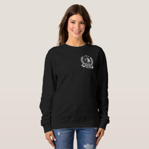 "Beagle Mom" mit Hundekopf auf Brust Sweatshirt