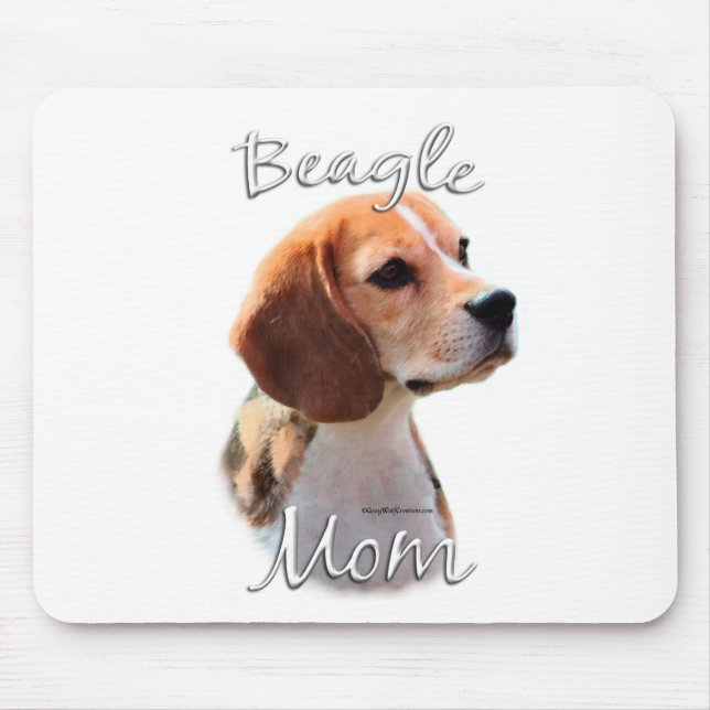 Beagle Mum 2 Mouse Mat (Front)