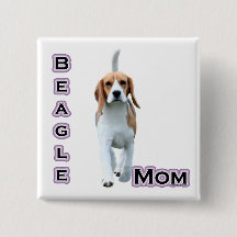 Beagle Mum 4 - Button