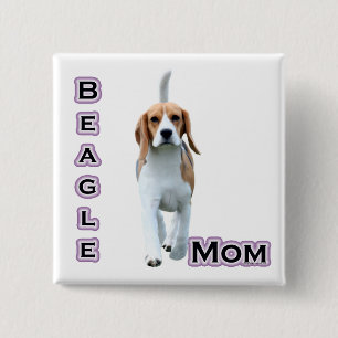 Beagle Mum 4 - Button