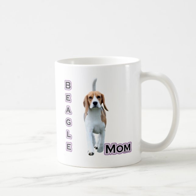 Beagle Mum 4 Coffee Mug (Right)