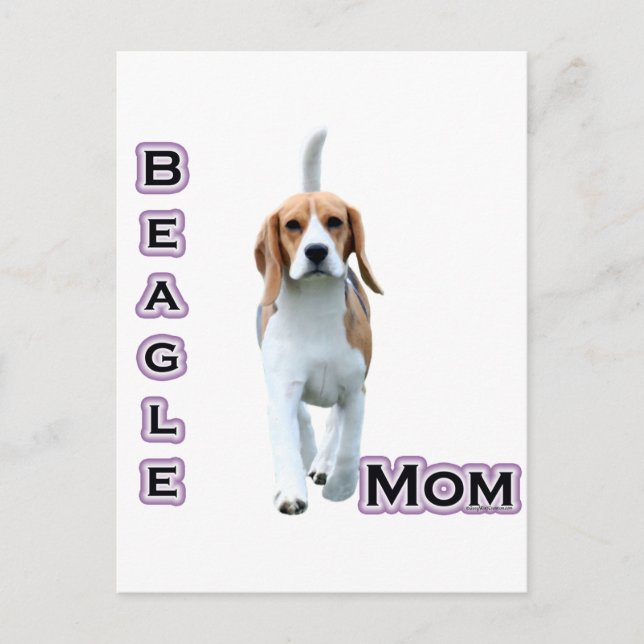 Beagle Mum 4 Postcard (Front)