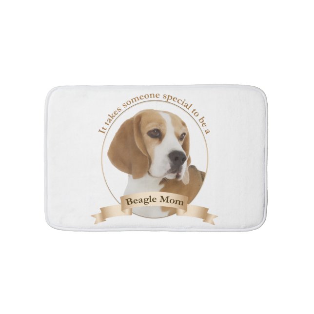 Beagle Mum Bathmat (Front)