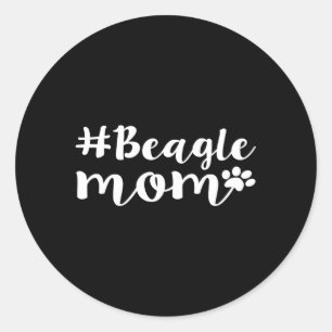 Beagle Mum Beagle Mum Beagle Mum Classic Round Sticker