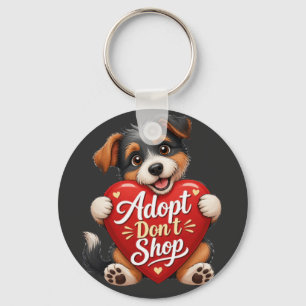 Beagle Mum Cute Dog Lover Design Key Ring