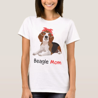 Beagle Mum Dog Bandanna Pet Lover Gift WoBeagle T-Shirt