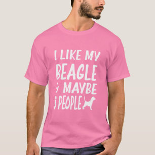 Beagle Mum, I Like My Beagle T- T-Shirt