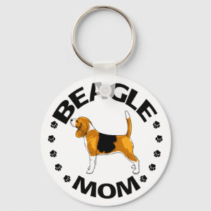 Beagle Mum Key Ring