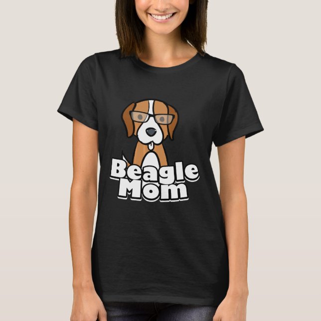 Beagle Mum Love Dog Mothers Days T-Shirt (Front)