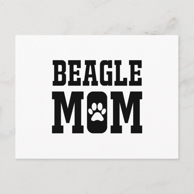 Beagle Mum Postcard (Front)