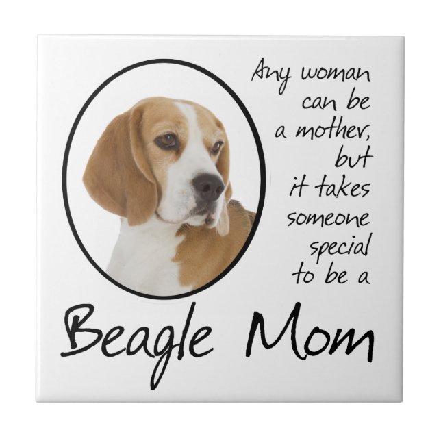 Beagle Mum Tile (Front)